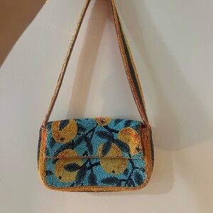Beaded Anthropologie Shoulder Bag